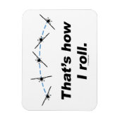 Flugzeug Magnet (Vertikal)