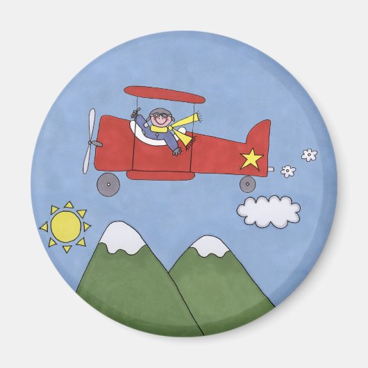 Flugzeug Magnet (Vorne)