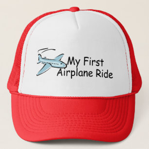 Flugzeug meine erste Flugzeug-Fahrt Truckerkappe