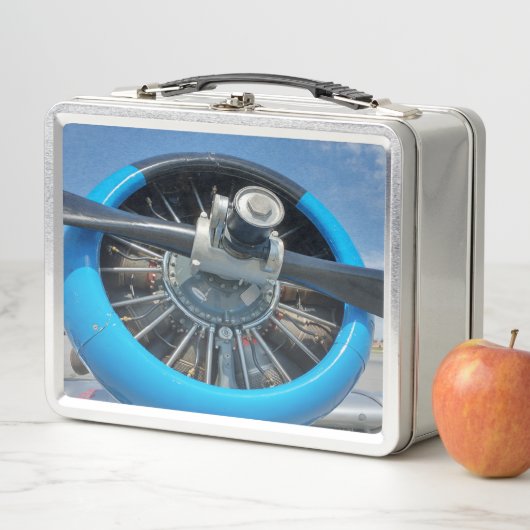 Flugzeug Metall Brotdose (Beispiel)