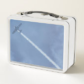 Flugzeug Metall Brotdose (Rückseite)