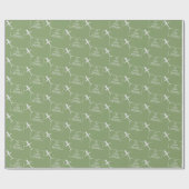 Flugzeug mit benutzerdefinierter Geburtsflagge auf Geschenkpapier (Flach)