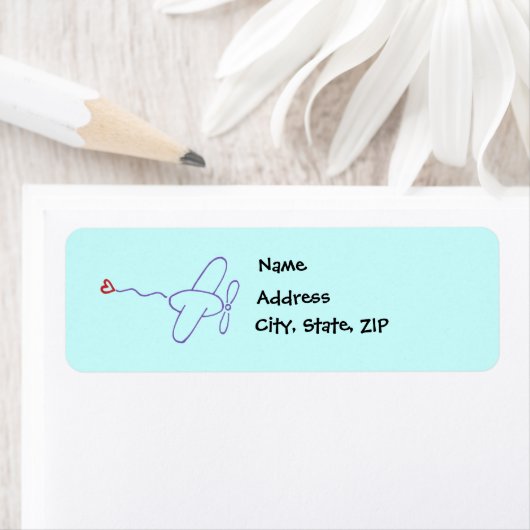 Flugzeug mit Herz (Insitu)