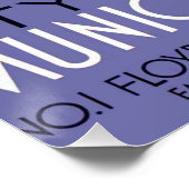 Flugzeug mit Vintagem WPA farbenfroh Poster (Ecke)