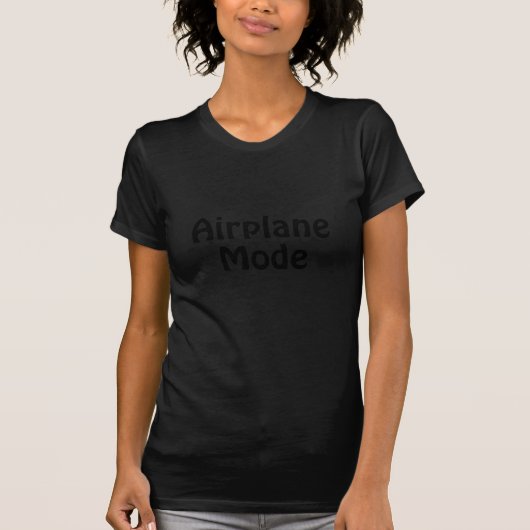 Flugzeug-Modus T-Shirt (Vorderseite)