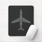 Flugzeug Mousepad (Mit Mouse)