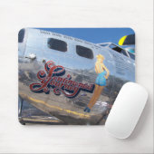 Flugzeug-Nasen-Kunst-Mausunterlage Mousepad (Mit Mouse)
