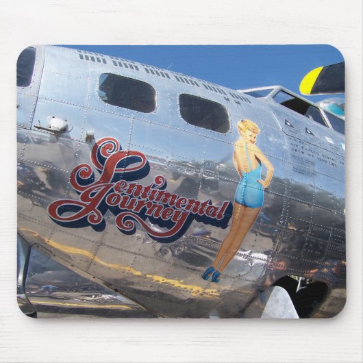 Flugzeug-Nasen-Kunst-Mausunterlage Mousepad (Vorne)