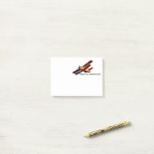 Flugzeug, Neue Horizonte, Motivation (Flugzeug-Bür Post-it Klebezettel (Auf Schreibtisch)