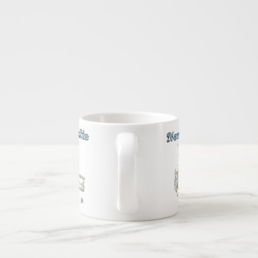 Flugzeug Neue Tante Boy T - Shirt und Geschenke Espressotasse (Rückseite)