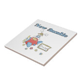 Flugzeug Neue Tante Boy T - Shirt und Geschenke Fliese (Seite)