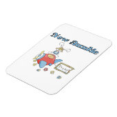 Flugzeug Neue Tante Boy T - Shirt und Geschenke Magnet (Linke Seite)