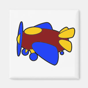 Flugzeug Niedlich farbiger Cartoon Kinder Flugzeug Magnet