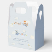 Flugzeug Niedliche Tiere Geburtstag Geschenkschachtel (Geöffnet)