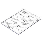 Flugzeug-Notebook Notizblock (Linke Seite)