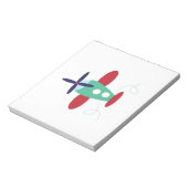 Flugzeug Notizblock (Rotiert)