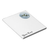 Flugzeug Notizblock (angewinkelt)