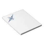 Flugzeug Notizblock (angewinkelt)