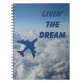 Flugzeug-Notizbuch Notizblock (Vorderseite)