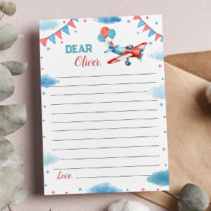 Flugzeug Oh, meine Zeit fliegt Kapsel-Karte Dankeskarte