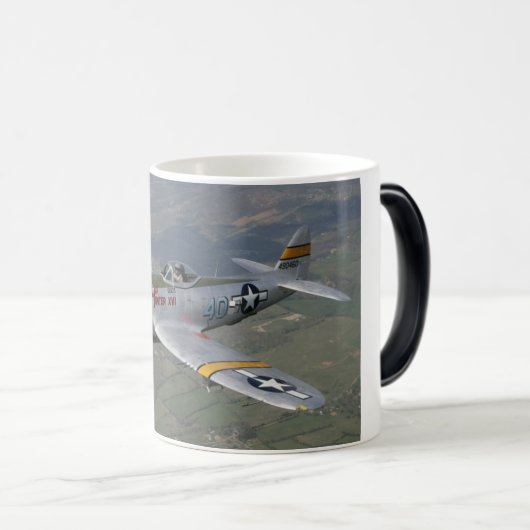 Flugzeug p-51 verwandlungstasse (VorderseiteRechts)