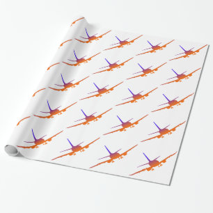 Flugzeug-Packpapier Geschenkpapier