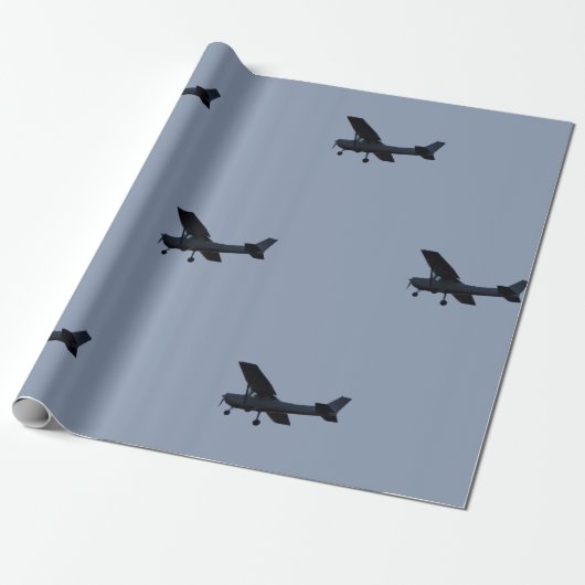 Flugzeug-Packpapier Geschenkpapier (Ungerollt)