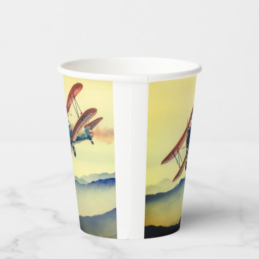 Flugzeug Pappbecher (Rechts)