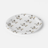 Flugzeug Pappteller (Schrägansicht)