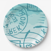 Flugzeug Pappteller (Vorderseite)