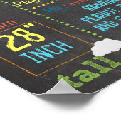 Flugzeug Party Erstgeburtsschild Poster (Ecke)