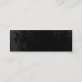 Flugzeug-Pilot- oder Flugbegleiter-Visitenkarte Mini Visitenkarte (Rückseite)