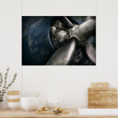 Flugzeug - Pilot - Prop - Sie sind ganz klar Poster (Küche)