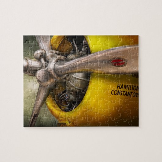 Flugzeug - Pilot - Propeller - Twin Wasp Puzzle (Horizontal)