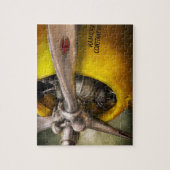 Flugzeug - Pilot - Propeller - Twin Wasp Puzzle (Vertikal)