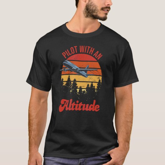 Flugzeug-Pilot T-Shirt (Vorderseite)