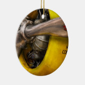 Flugzeug - Pilotprogramm - Prop - Doppelwaschbecke Keramik Ornament (Rechts)