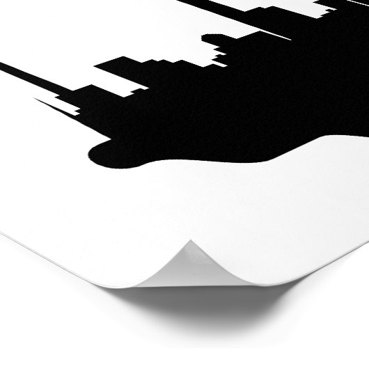 Flugzeug-Plakat Poster (Ecke)