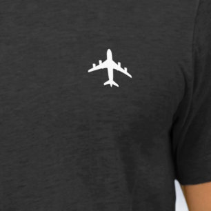 Flugzeug Pocket   Geschenk für Piloten Tri-Blend Shirt