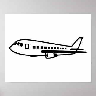 Flugzeug Poster
