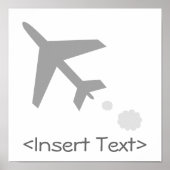 Flugzeug Poster (Vorne)