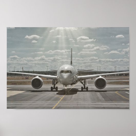 Flugzeug Poster (Vorne)