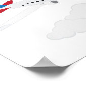 Flugzeug Poster (Ecke)