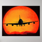 Flugzeug Poster (Vorne)