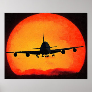 Flugzeug Poster