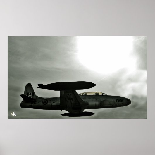 Flugzeug Poster (Vorne)