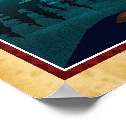 Flugzeug Poster (Ecke)