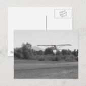 Flugzeug Postkarte (Vorne/Hinten)