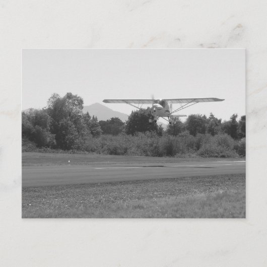 Flugzeug Postkarte (Vorderseite)