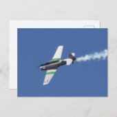 Flugzeug Postkarte (Vorne/Hinten)